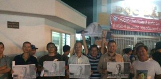 Những người ủng hộ ứng viên Hoàng Văn Dũng.