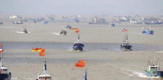 Tàu cá Trung Quốc được đoàn ngũ hóa thành lực lượng dân quân ở Biển Đông
