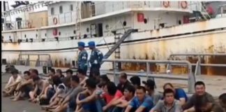 Các ngư tặc Trung Quốc bị hải quân Indonesia bắt trước đây