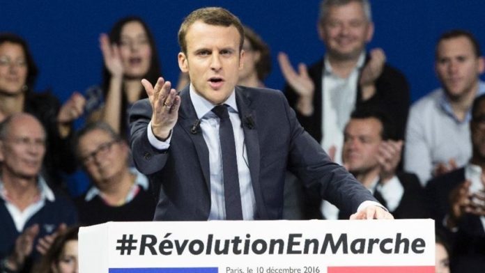 Tân Tổng Thống Pháp Emmanuel Macron.