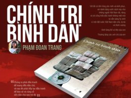 Sách mới xuất bản "Chính Trị Bình Dân" của tác giả/blogger Đoan Trang. Ảnh: Blog Đoan Trang.