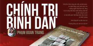 Sách mới xuất bản "Chính Trị Bình Dân" của tác giả/blogger Đoan Trang. Ảnh: Blog Đoan Trang.