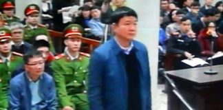 Quang cảnh phiên xử án các ông Đinh La Thăng, Trịnh Xuân Thanh