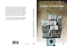 Bìa sách 'Chính trị bình dân' của blogger Phạm Đoan Trang. Ảnh: RFA