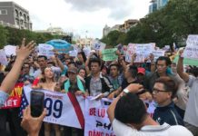 Người dân Sài Gòn xuống đường phản đối Dự luật đặc khu và An ninh mạng ngày 10/6.